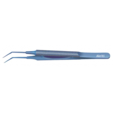 Utara Forceps Capsulorhexis Curved Shaft Kirby Round Handle Overall Lenght 103mm